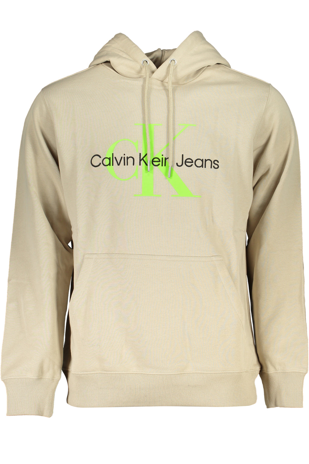 CALVIN KLEIN MEN'S BEIGE ZIPLESS SWEATSHIRT-0