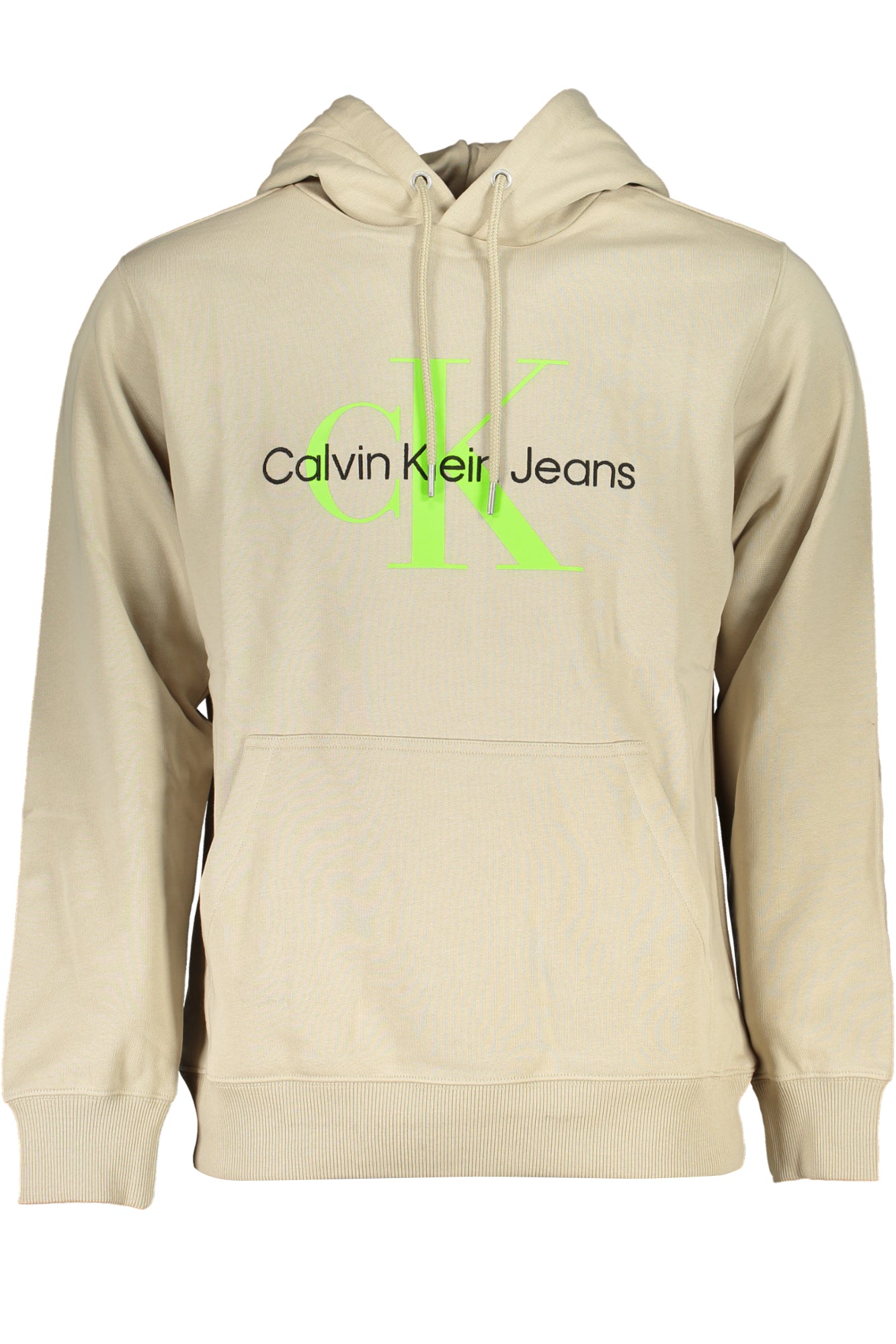 CALVIN KLEIN MEN'S BEIGE ZIPLESS SWEATSHIRT-0