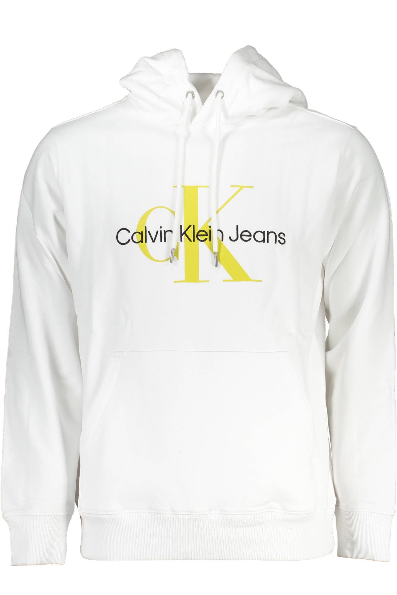 CALVIN KLEIN MEN'S WHITE ZIPLESS SWEATSHIRT-0