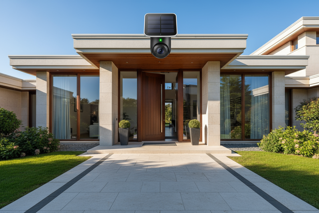 Caméra de Sécurité Eufy avec Panneau Solaire - Surveillance Sans Fil